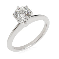 Diamond Engagement Ring in Platinum F VS1 1.06 CTW