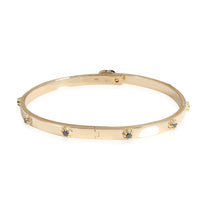 Running G Black Diamond Slim Bangle in 18k Yellow Gold 0.35 CTW