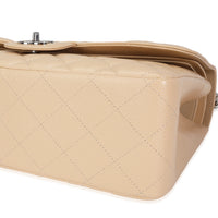 Beige Quilted Caviar Jumbo Classic Double Flap Handbag