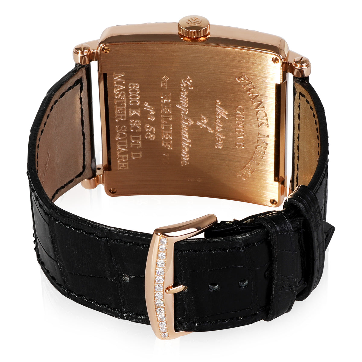 Franck Muller Master Square 6000K SC DT D Men's Watch in 18kt Rose Gold bv