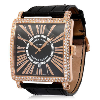 Franck Muller Master Square 6000K SC DT D Men's Watch in 18kt Rose Gold fv