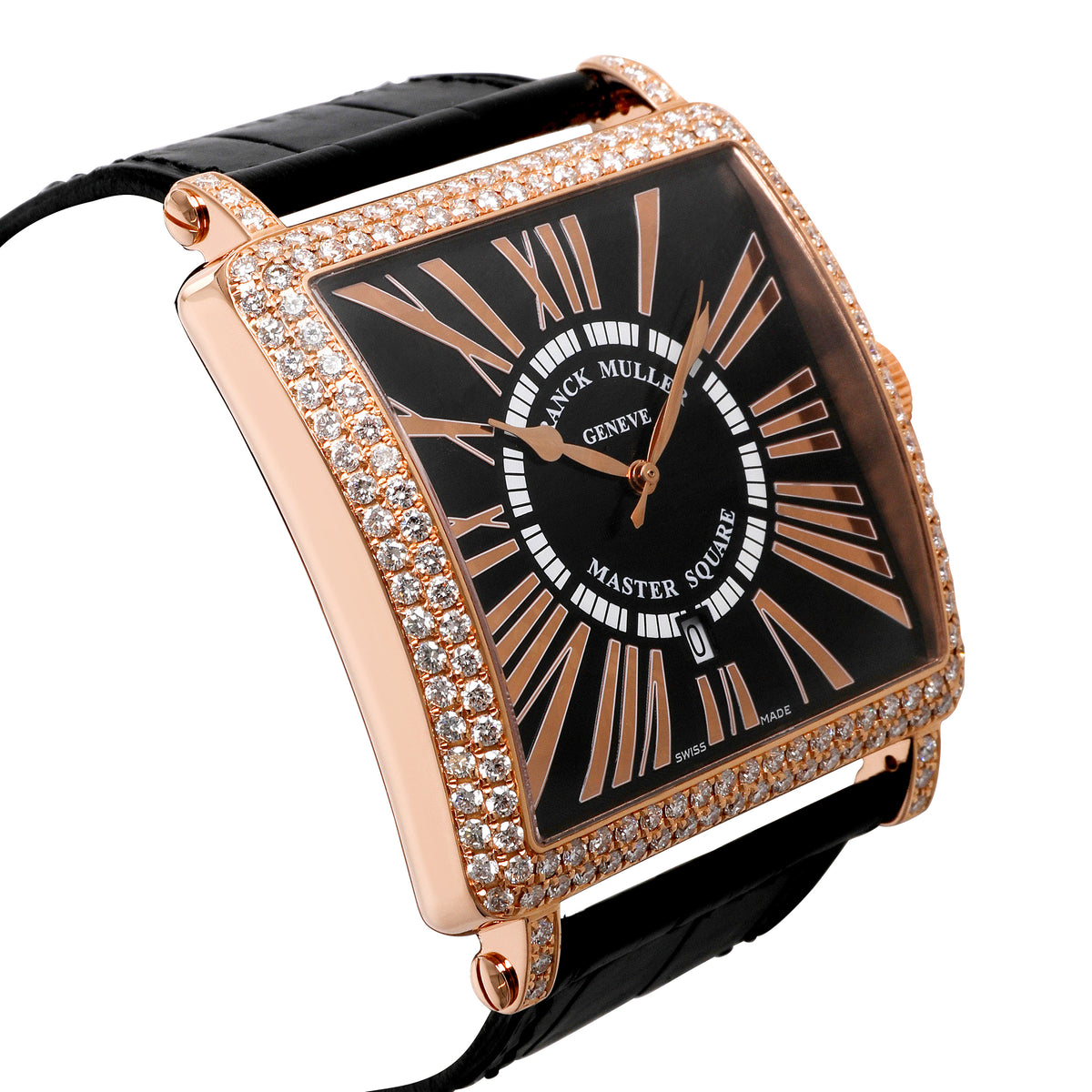 Franck Muller Master Square 6000K SC DT D Men's Watch in 18kt Rose Gold rv