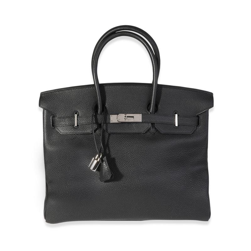 Black Togo Birkin 35 PHW