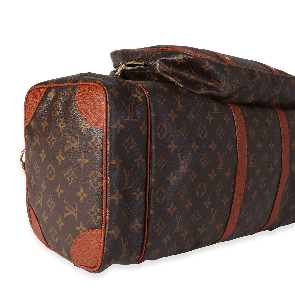 Louis Vuitton x NBA Monogram Canvas Trio Pocket Keepall Handbag clasp