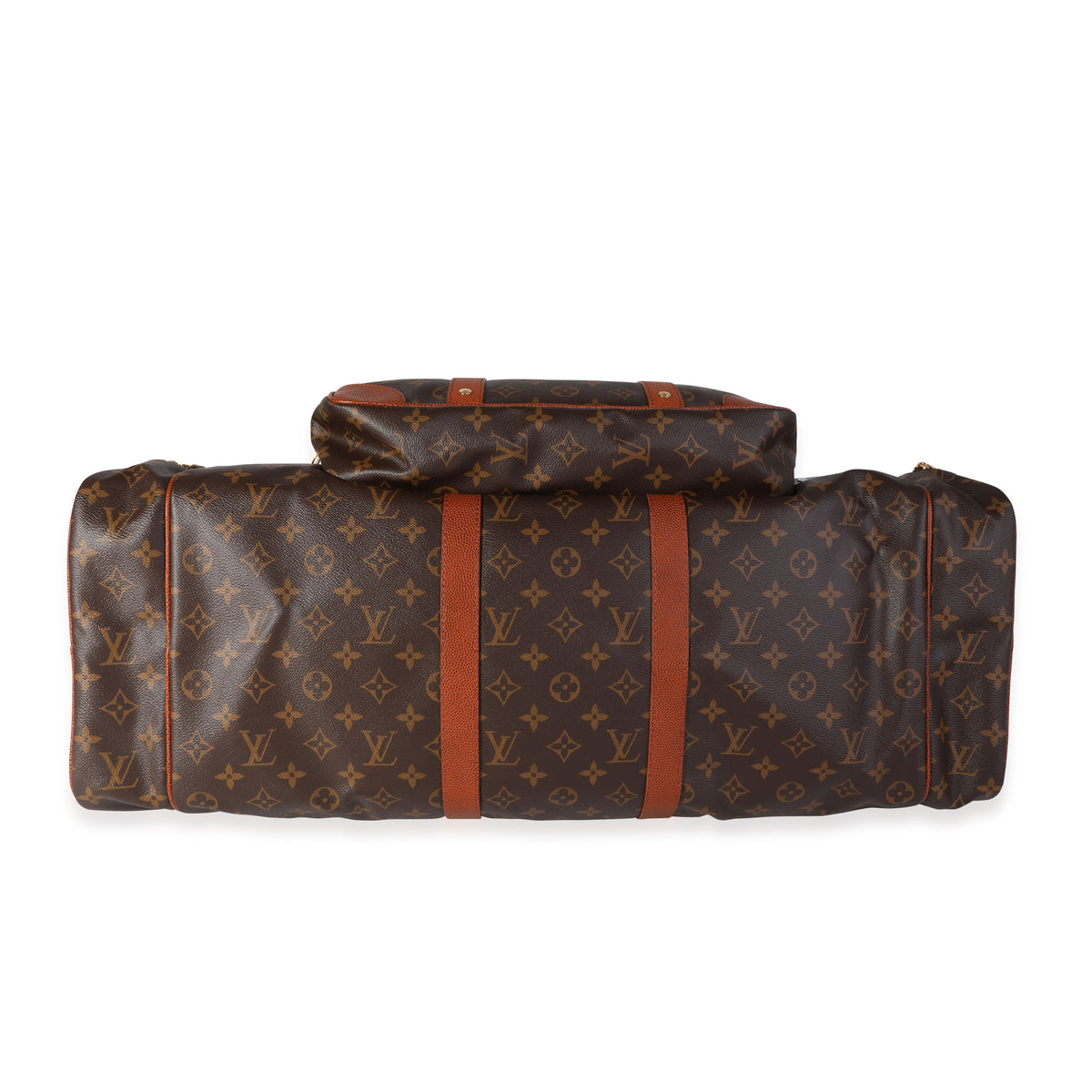 Louis Vuitton x NBA Monogram Canvas Trio Pocket Keepall Handbag stamp