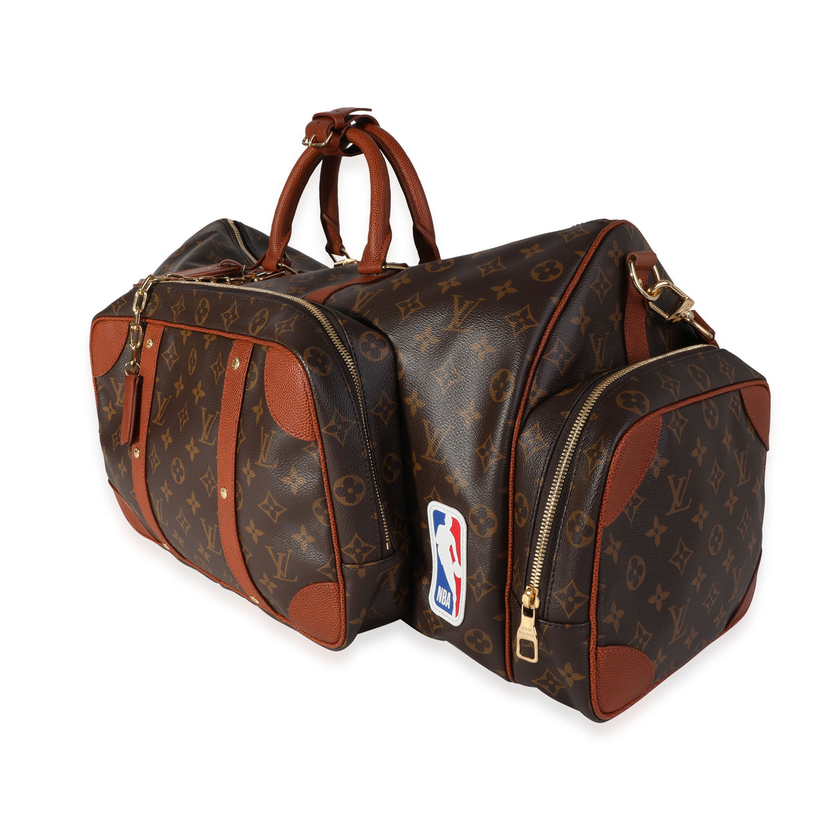 Louis Vuitton x NBA Monogram Canvas Trio Pocket Keepall Handbag sv