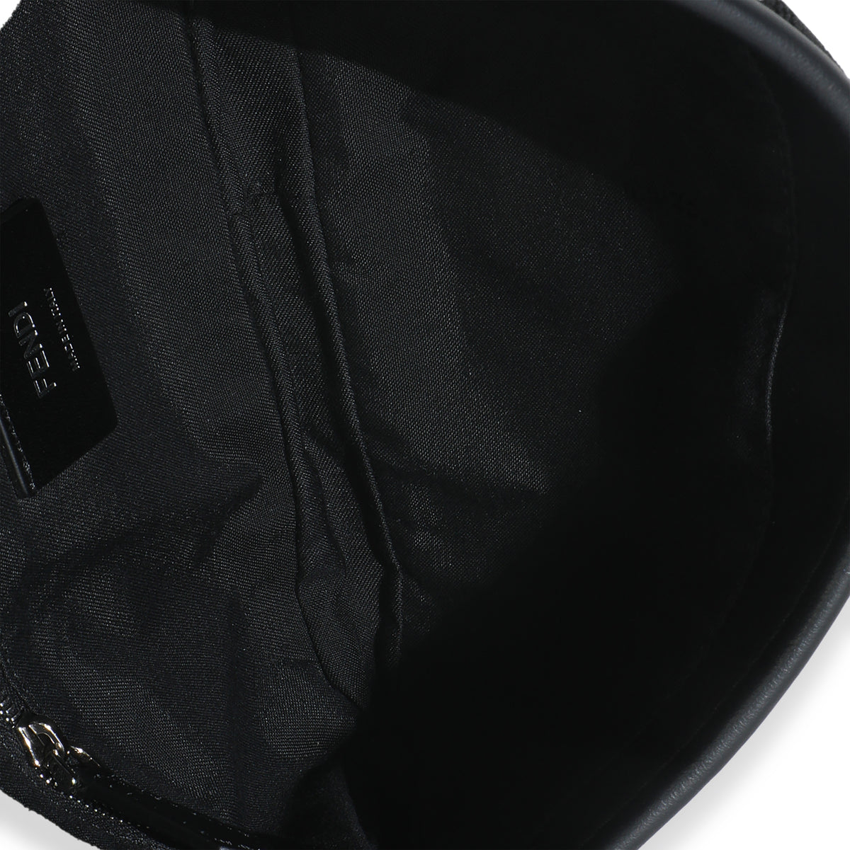 Black Neoprene & Leather Baguette Messenger Bag