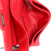 Red Jersey East West Reissue Double Flap Bag