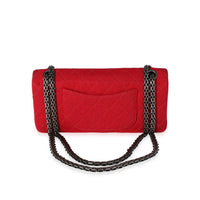 Red Jersey East West Reissue Double Flap Bag