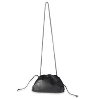 Black Calfskin Mini Pouch Bag