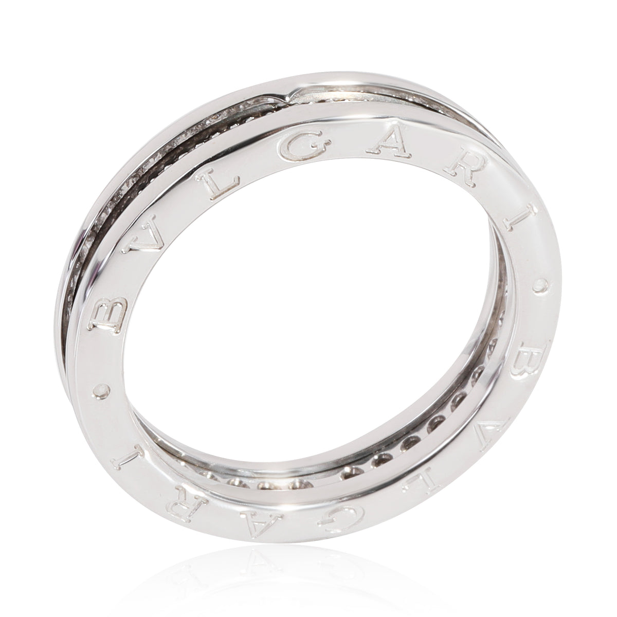 B.zero1 Diamond Ring in 18K White Gold 0.45 CTW