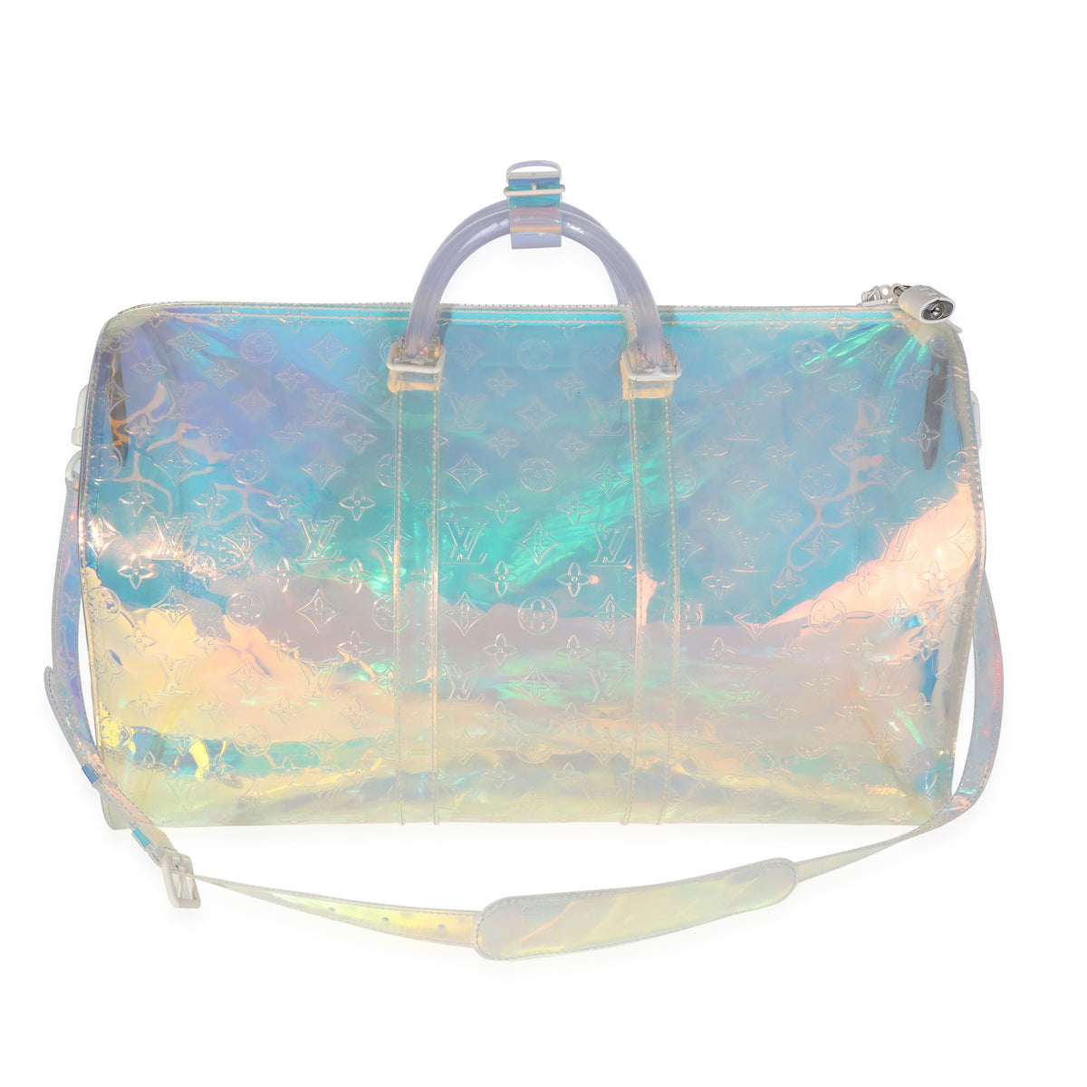 Louis Vuitton x Virgil Abloh Monogram PVC Prism Keepall