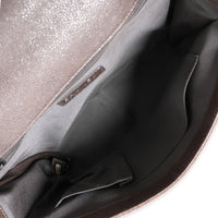 Taupe and Multicolor Tweed Caviar Large Boy Handbag