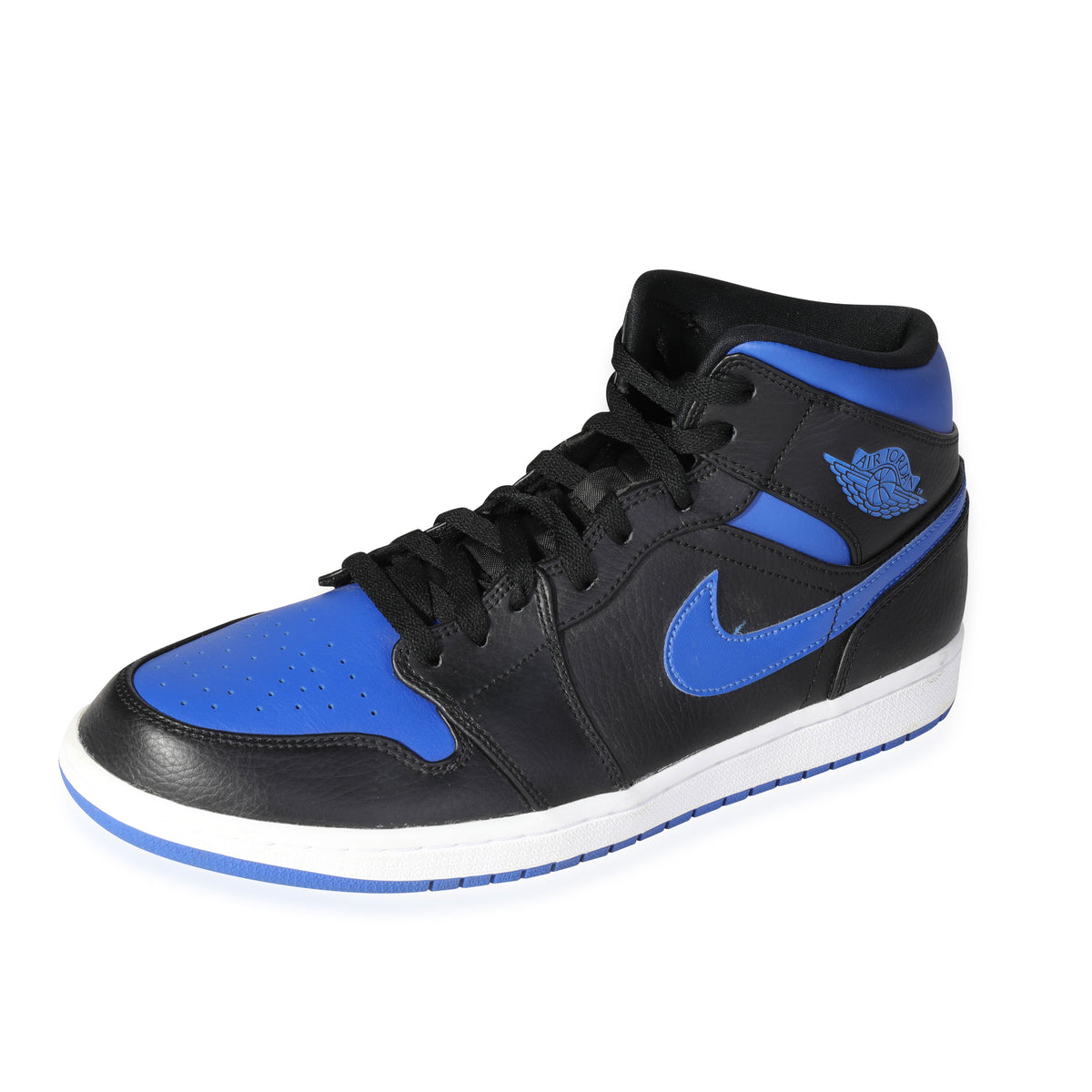 Air Jordan 1 Mid Black Hyper Royal (11.5 US)