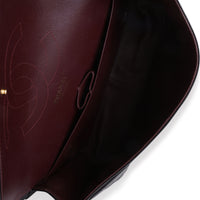 Black Quilted Caviar Jumbo Classic Double Flap Handbag