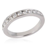 Channel Set 11 Diamond Wedding Band in Platinum 0.33 CTW