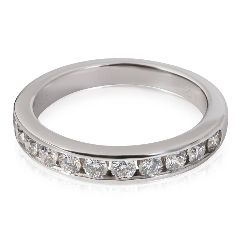 Channel Set 11 Diamond Wedding Band in Platinum 0.33 CTW