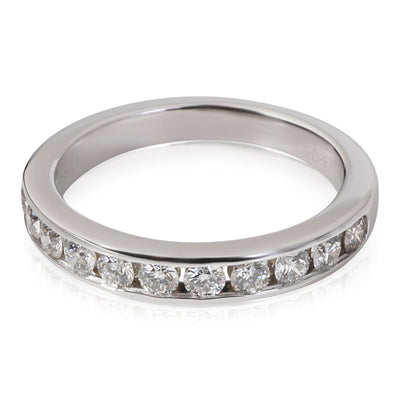 Channel Set 11 Diamond Wedding Band in Platinum 0.33 CTW