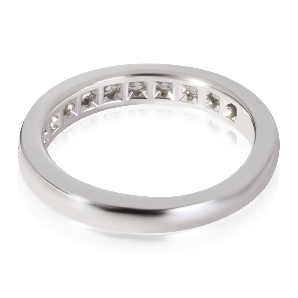 Channel Set 11 Diamond Wedding Band in Platinum 0.33 CTW