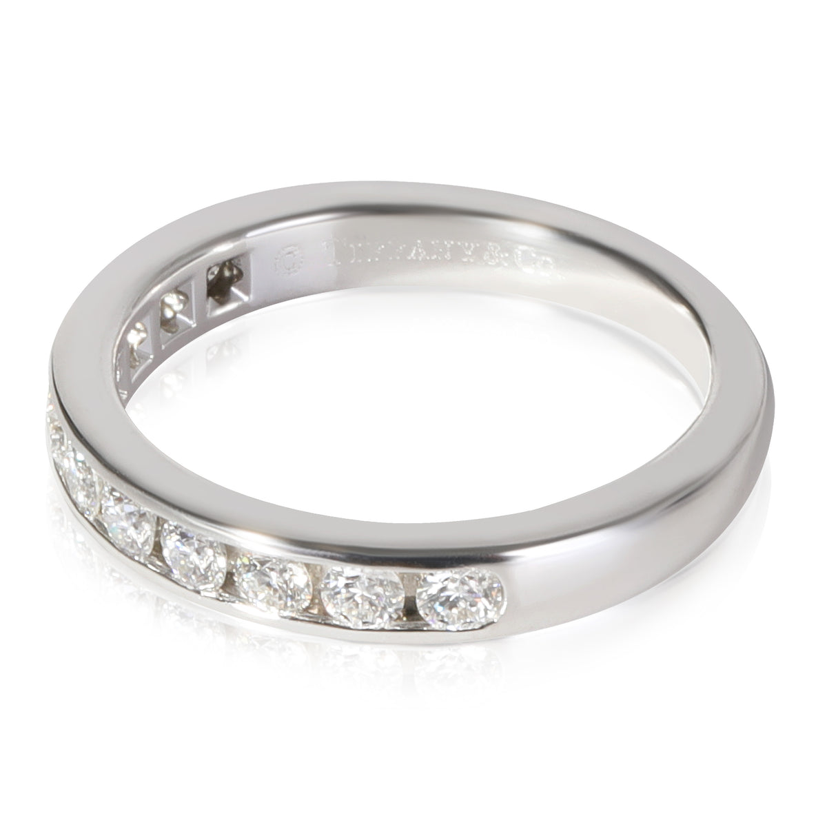 Channel Set 11 Diamond Wedding Band in Platinum 0.33 CTW