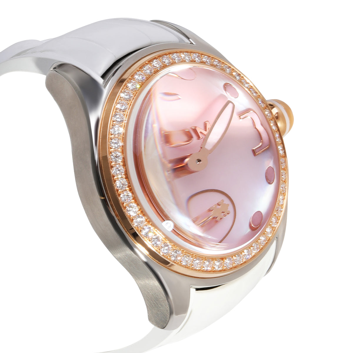 Bubble 295.100.29/0009DU04 Unisex Watch in 18kt Stainless Steel/Rose Gold