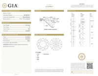 GIA Certified 1.42 Ct Round cut H VS2 Loose Diamond