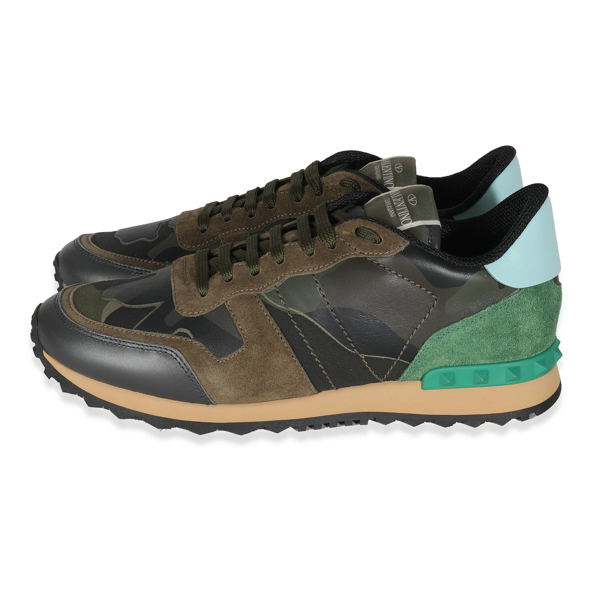 Valentino     Rockrunner 'Camo   Army Green Brushwood' (39 EUR) sv