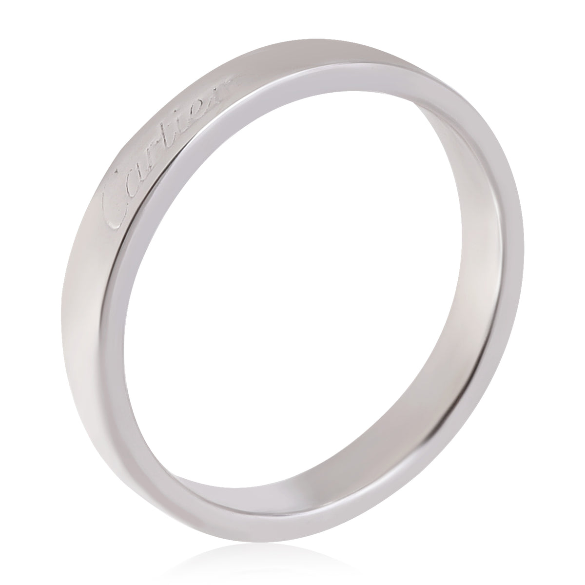 C De Cartier Wedding Band (Platinum)