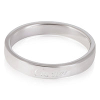 C De Cartier Wedding Band (Platinum)