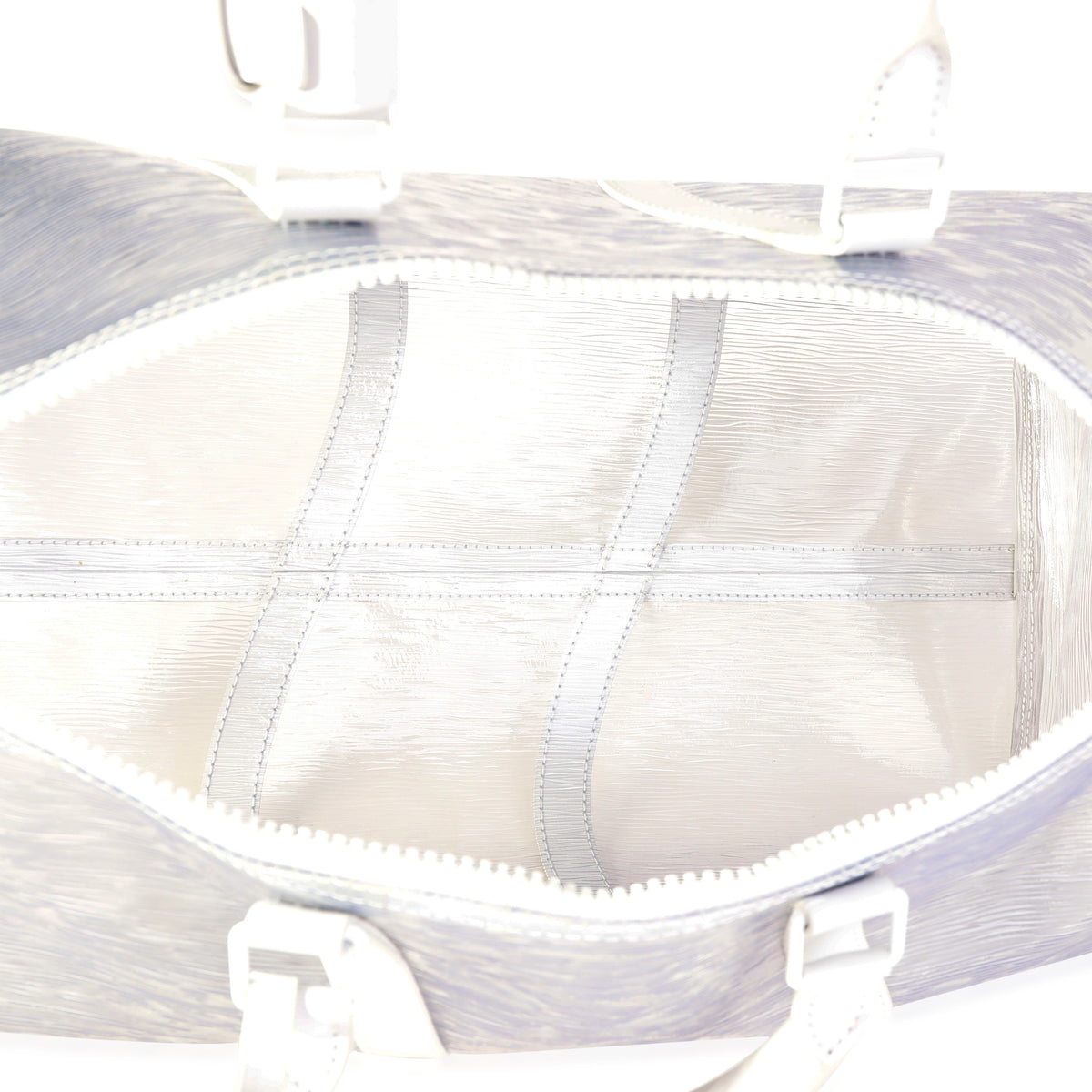 Louis Vuitton Clear Epi PVC Wavy Keepall Bandoulière 50 Handbag bv