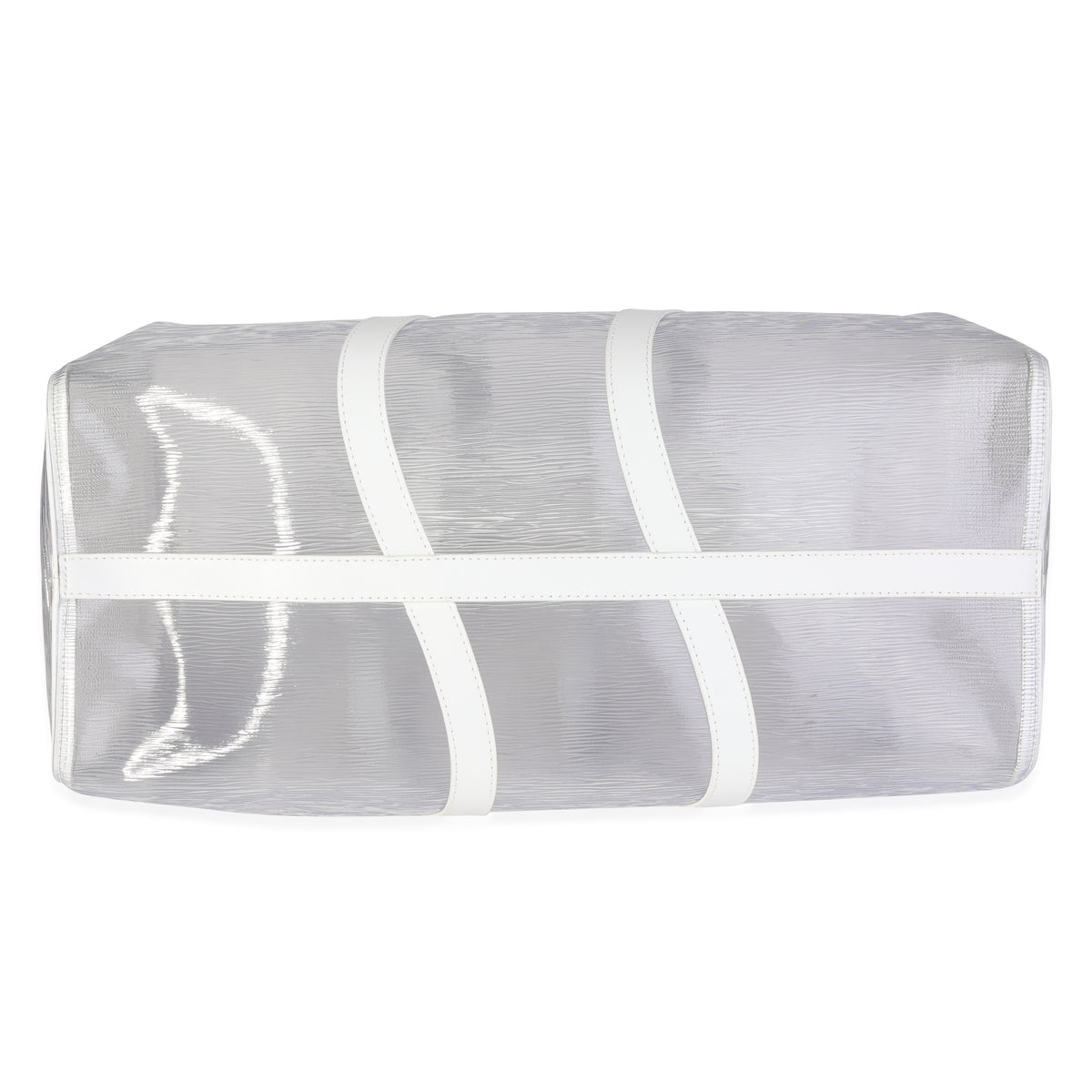Louis Vuitton Clear Epi PVC Wavy Keepall Bandoulière 50 Handbag stamp