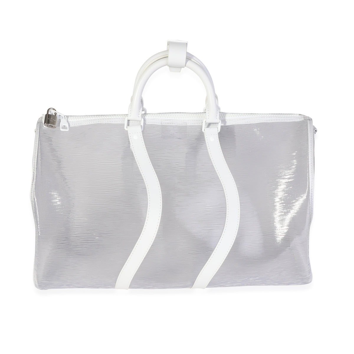 Clear Epi PVC Wavy Keepall Bandoulière 50