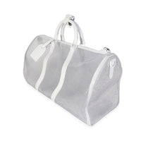 Clear Epi PVC Wavy Keepall Bandoulière 50