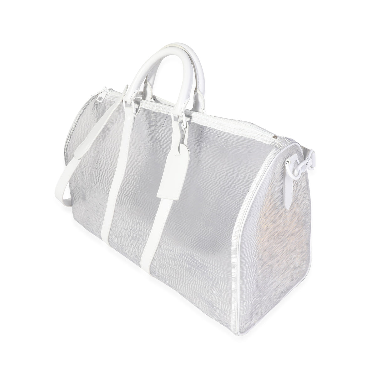 Louis Vuitton Clear Epi PVC Wavy Keepall Bandoulière 50 Handbag sv