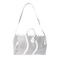 Clear Epi PVC Wavy Keepall Bandoulière 50