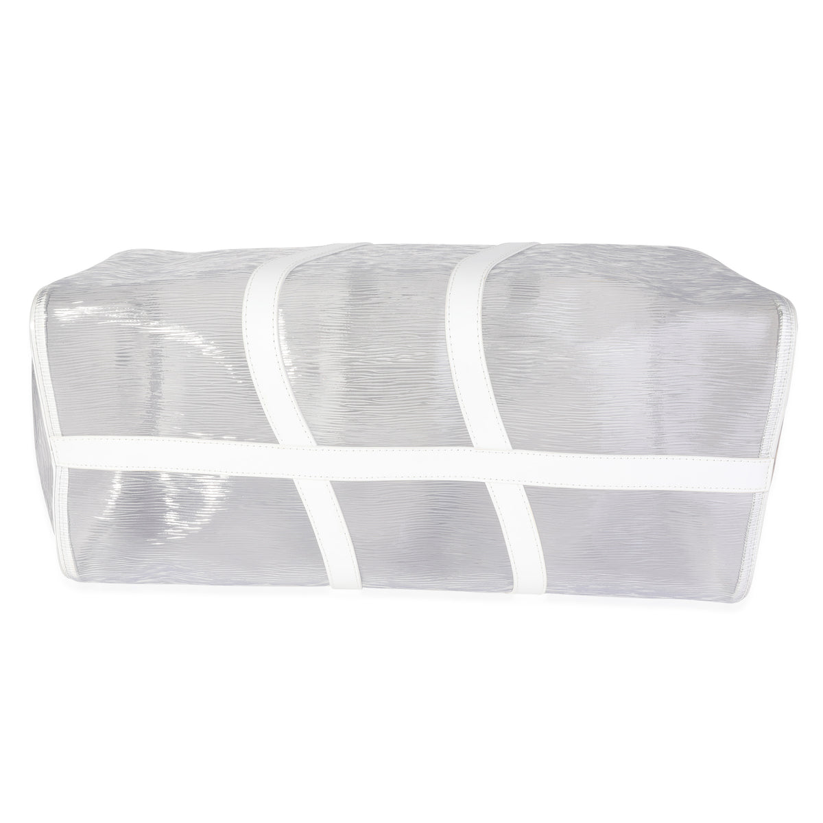 Clear Epi PVC Wavy Keepall Bandoulière 50