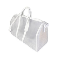 Clear Epi PVC Wavy Keepall Bandoulière 50