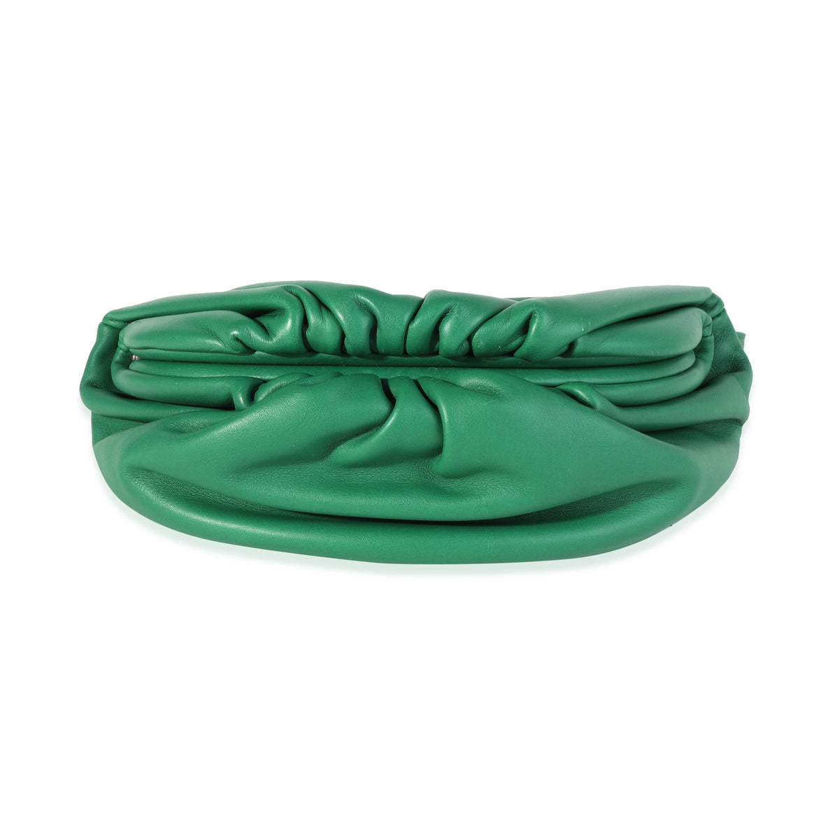 Green Nappa Belt Chain Pouch