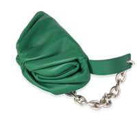 Green Nappa Belt Chain Pouch