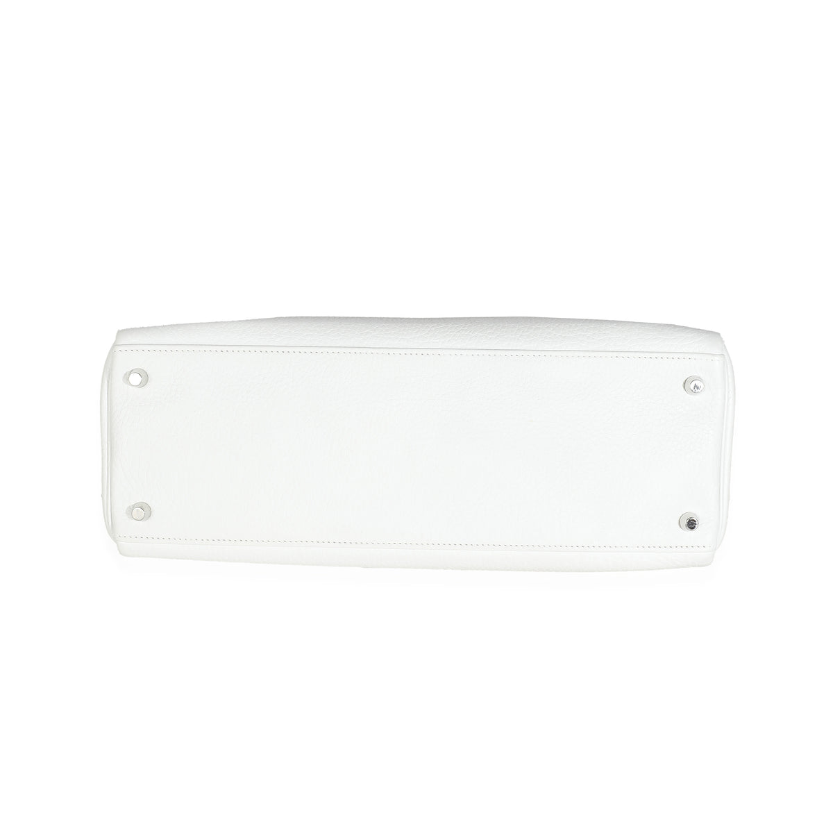 Hermès White Togo Retourne Kelly 35 PHW Handbag box
