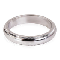 Together Classic Milgrain Wedding Band in Platinum