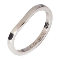 Ballerine Curved Wedding Band (Platinum)