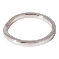 Ballerine Curved Wedding Band (Platinum)