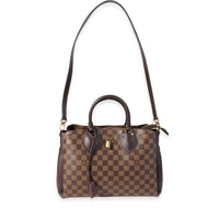 Damier Ebene & Purple Python Normandy Bag