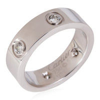 Love Diamond Ring, 6 Diamonds (White Gold)