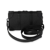 Black Monogram Embossed Taurillon Leather Soft Trunk Wallet