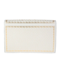 x Sega Mystic White Star Printed Calfskin GUCCY Portfolio Clutch