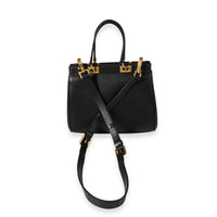 Alcove Black Grainy Calfskin Small Rockstud Bag