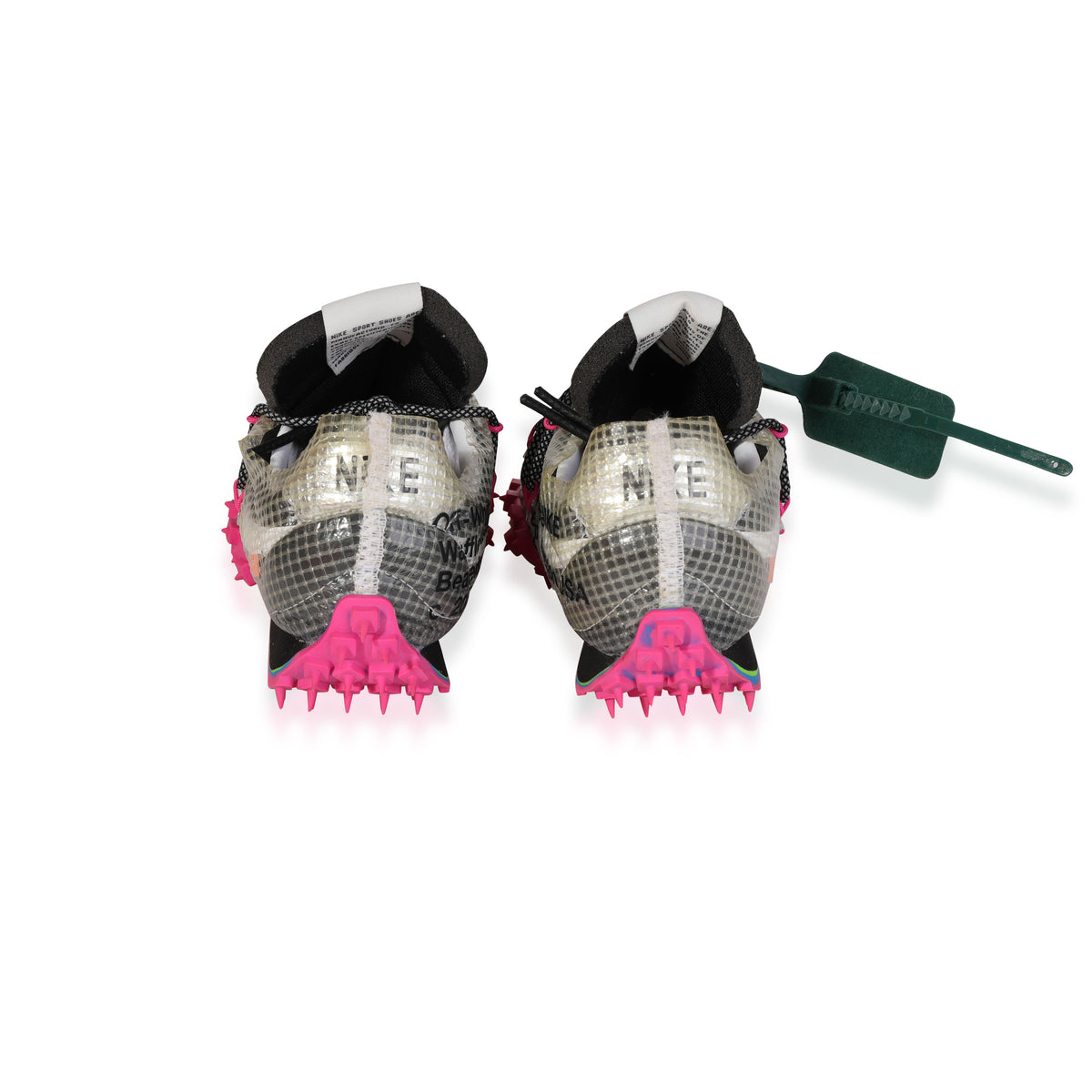 Nike    Off White x Wmns Waffle Racer 'Fuchsia' (5 US) bv