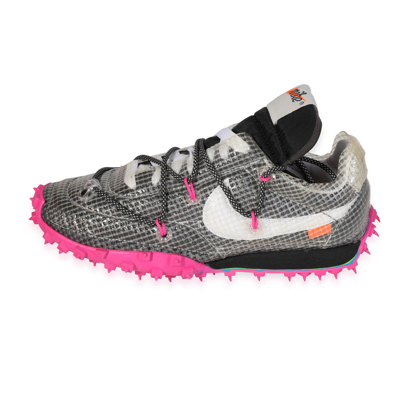 Nike    Off White x Wmns Waffle Racer 'Fuchsia' (5 US) fv